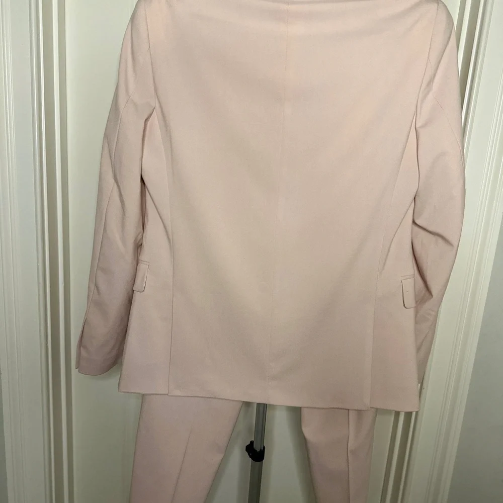 Men's Elegant Light Pink Suit Set US 36R jacket/ pant waist 32 length 39” - Picture 6 of 7